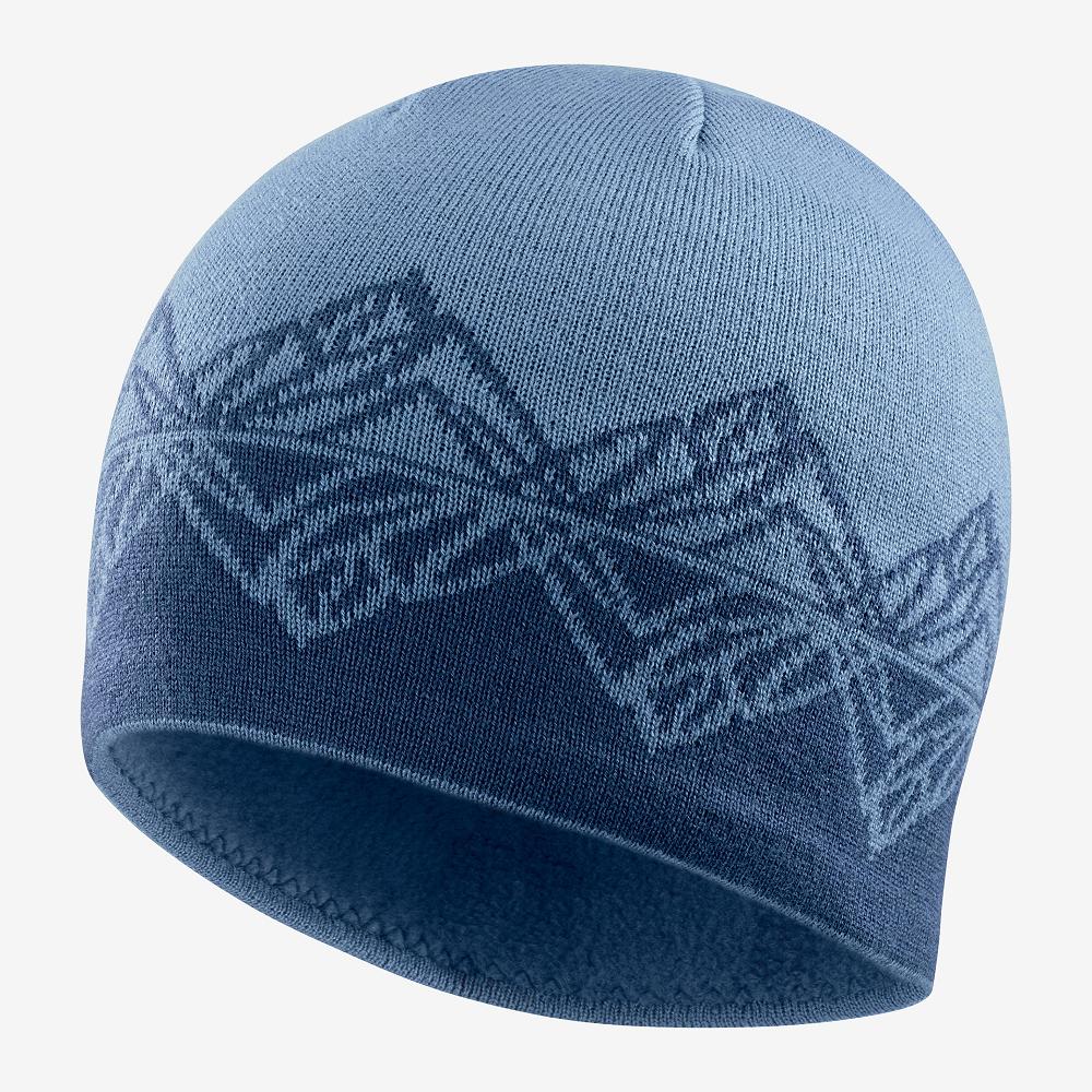 Salomon Singapore Mens Hats - GRAPHIC Blue | 18439-YTJL